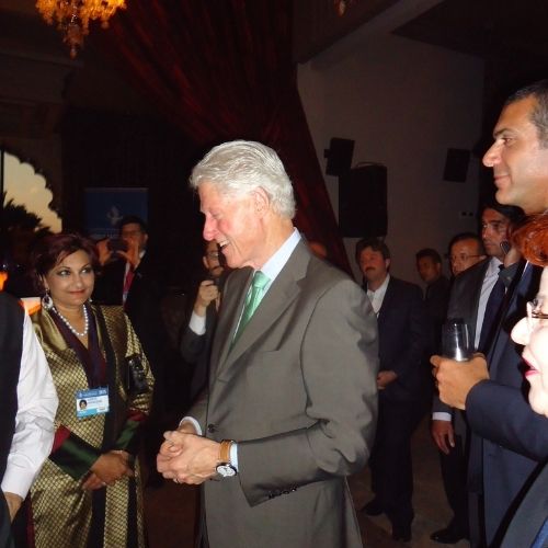 Echange avec Bill Clinton au CGI Marrakech
